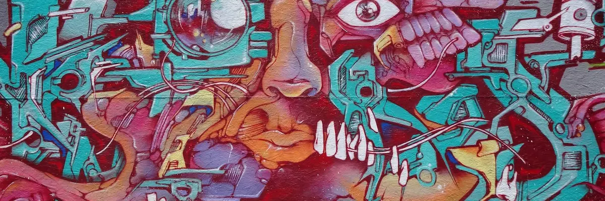 Art no muro de Davi