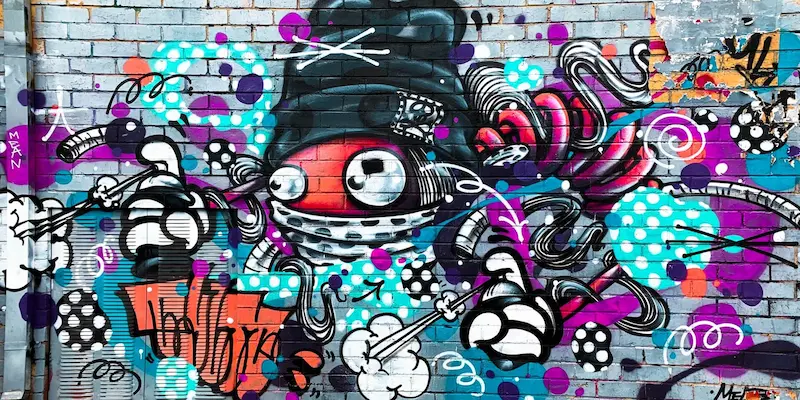 Grafite no centro da cidade